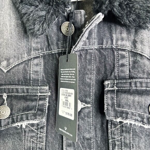 True Religion Jimmy Sherpa Jean Jacket - Picture 8 of 8